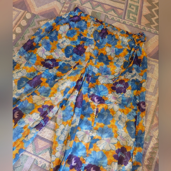 Free People Misty Floral Print Balloon Pants Size XS - Picture 3 of 9